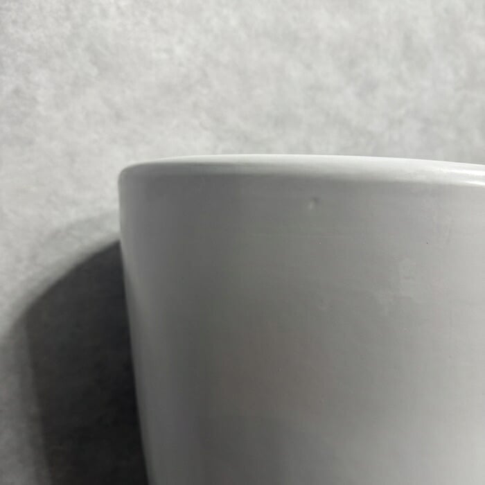 植木鉢 おしゃれ 大型 陶器 13号 受け皿付き セット KONTON コントン WYモダン マット釉 白 ホワイト L 直径40cm 底穴あり 室内 観葉植物 丸型 ラウンド シンプル 北欧 和モダン インテリア リビング 玄関 半磁器 セラミック 焼き物 大きい フロアポット WY-PR1W13P