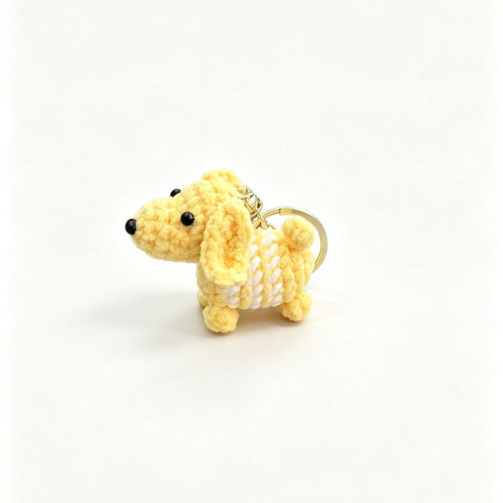 犬チャーム 毛糸 ハンドメイド風 ぬいぐるみ キーホルダー ミニわんこ バッグ飾り かわいい アクセサリー 小物 誕生日 記念日 プレゼント ギフト