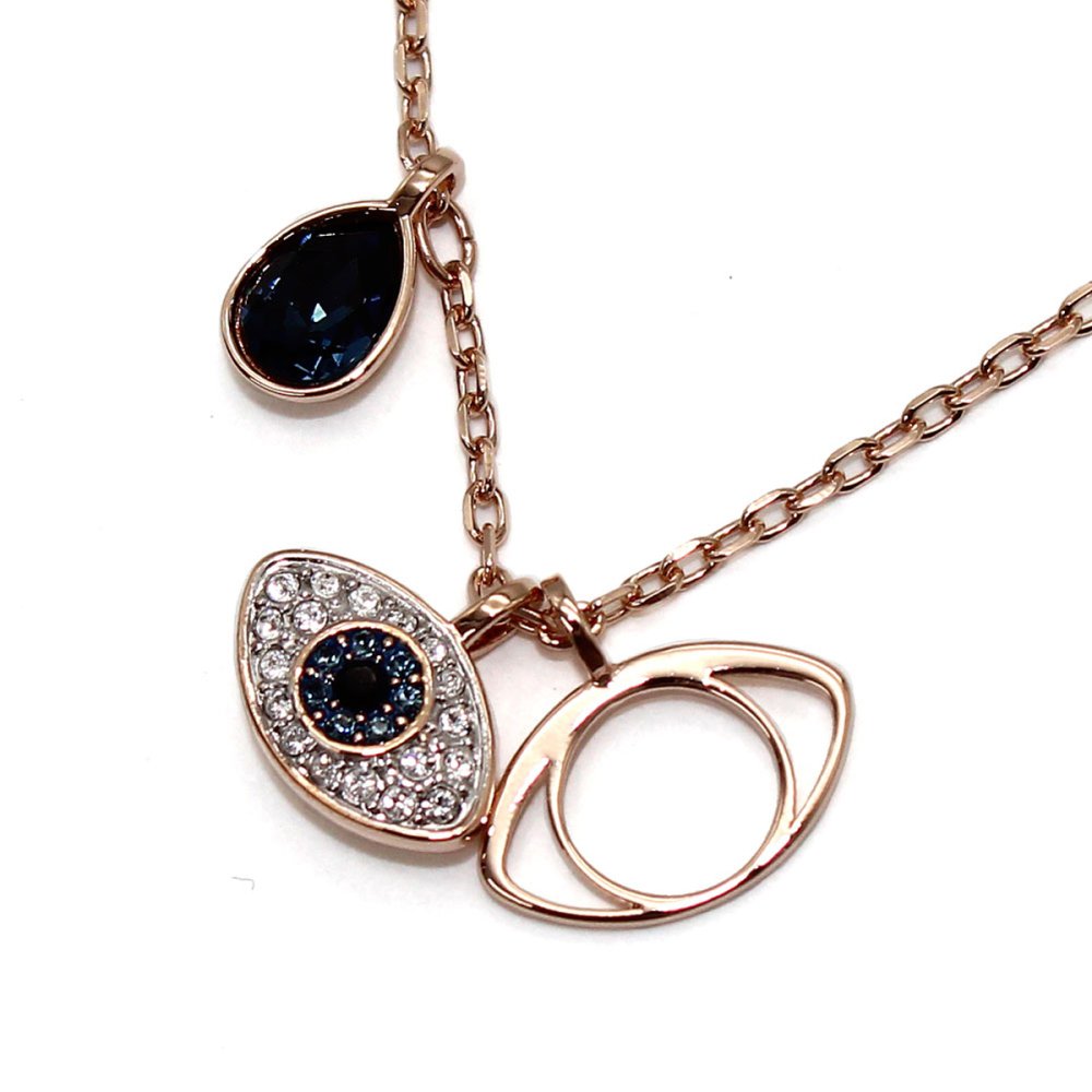スワロフスキー SWAROVSKI ネックレス Symbolica イーブルアイ 5736984 シンボリカ ペンダント アクセサリー レディース ローズゴールド+マルチカラー 海外正規品