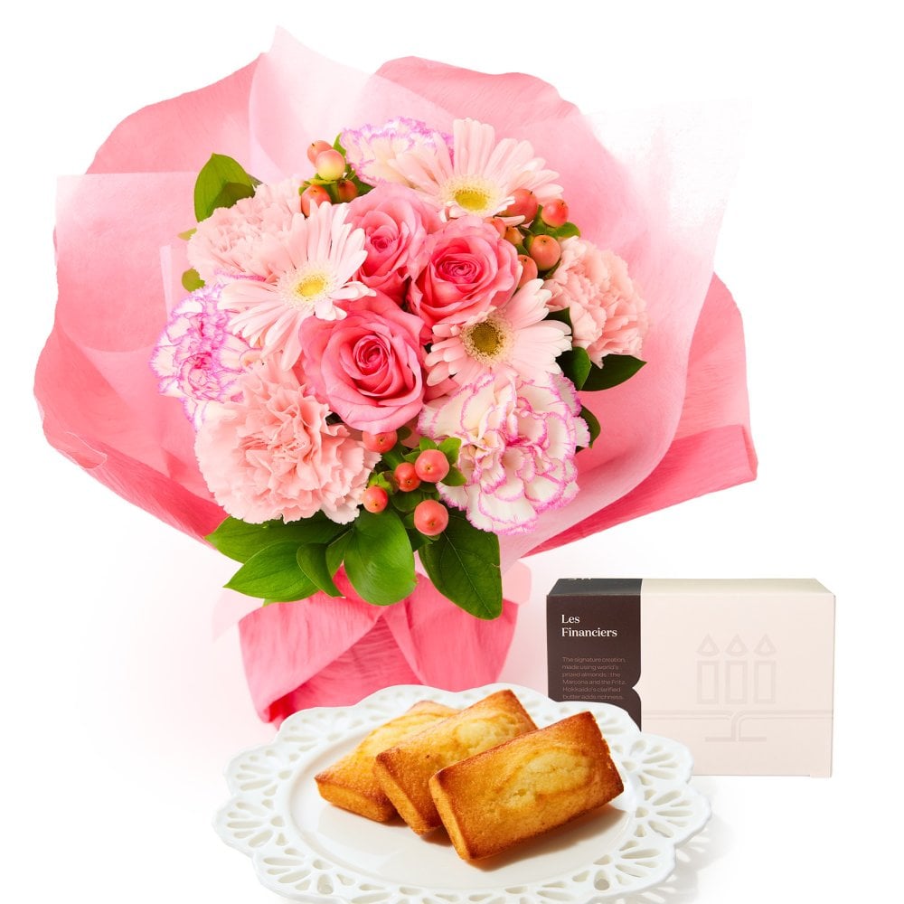そのまま飾れるブーケ Mサイズ 花とお菓子 花 花束 スイーツ セット クリスマス 退職 入学 お返し ギフトお返し 誕生日プレゼント  送料無料 土日OK ブルーミー バラ 花瓶・水いらず スタンディングブーケ プチギフト まだ間に合う
