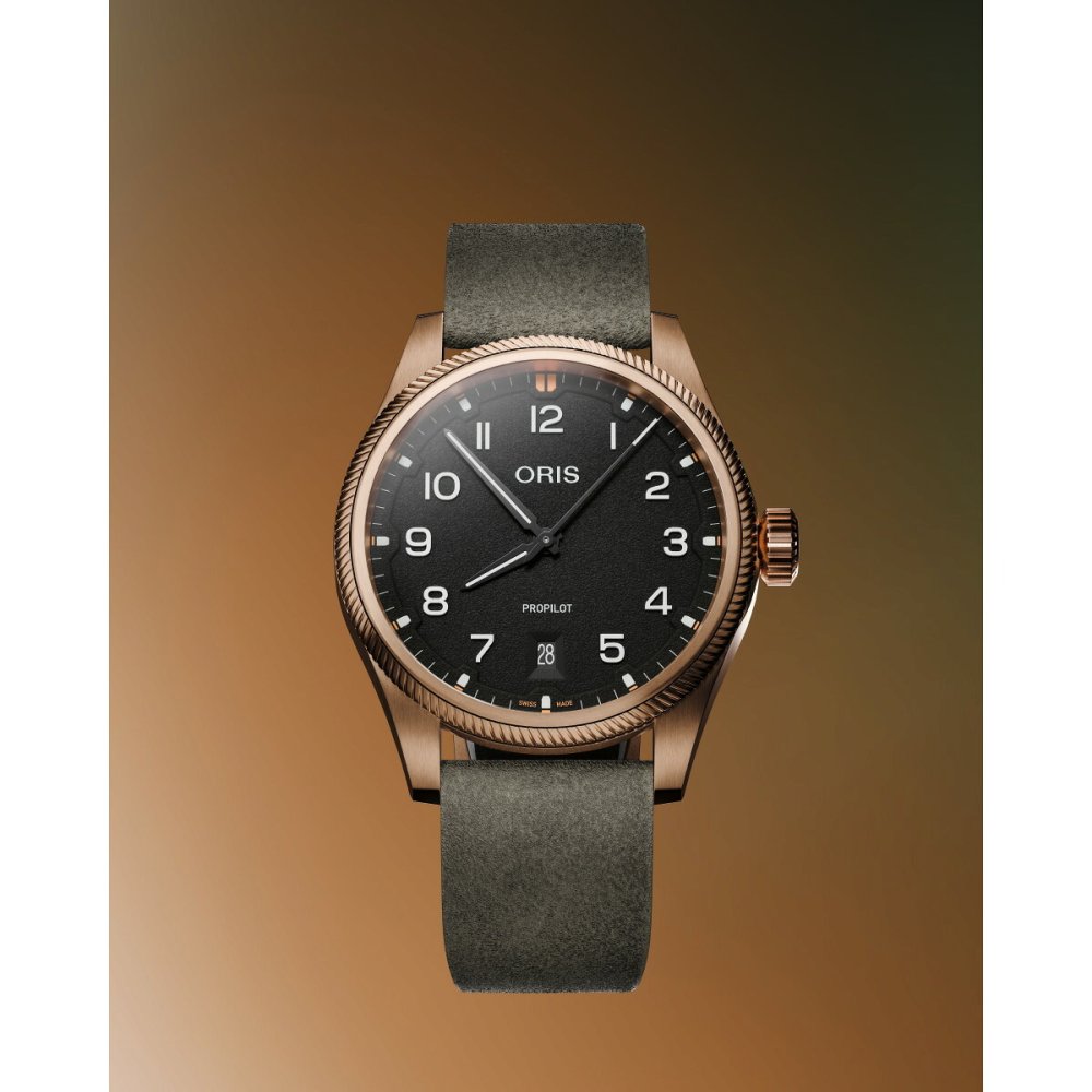 オリス ORIS プロパイロット ブロンズ PROPILOT BRONZE 腕時計 メンズ 自動巻き 01 733 7805 3164-07 6 2022BRLC【2026 新作】
