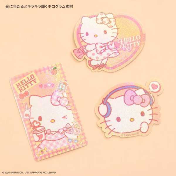ハローキティ モバイルステッカー サンリオ キャラクター グッズ スマホ デコレーション シール 耐水 ステッカー カスタム おしゃれ かわいい 雑貨 小物 SANG-564KT サンリオ正規ライセンス品