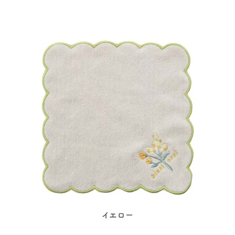 ハンカチ タオルハンカチ レディース 刺繍 綿100％ 北欧風 ふわふわ ミニタオル ハンドタオル ギフト 花刺繍 花柄 大人 子供 贈り物 女性 タオル プチギフト おしゃれ かわいい 個別包装 フリル 大人女子 人気 ウェディング プレゼント スカラップ