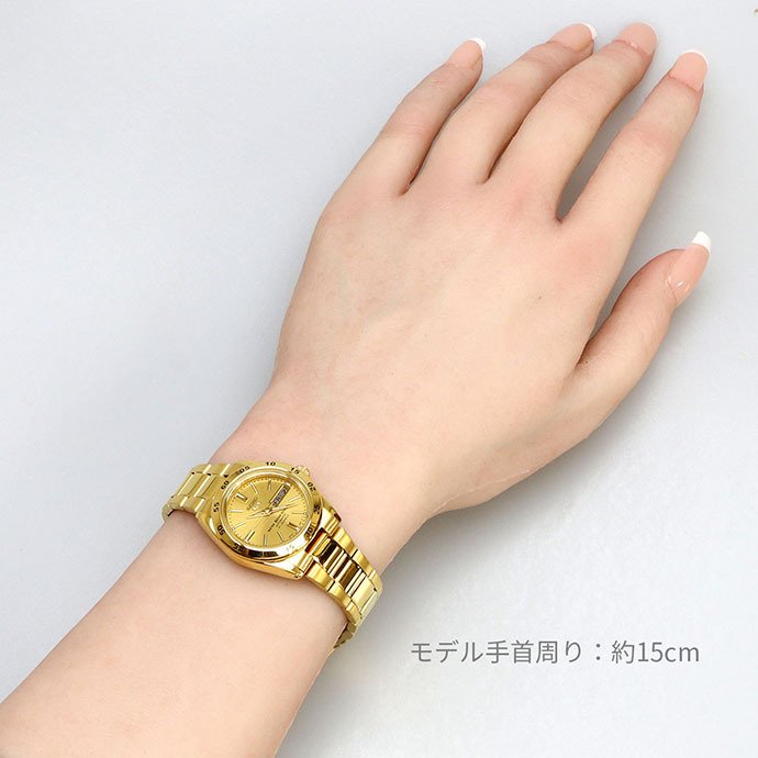 SEIKO 腕時計 セイコー 時計 ウォッチ セイコー5 自動巻き 50M防水 レディース SYMG44K1 ゴールド 海外モデル [並行輸入品]