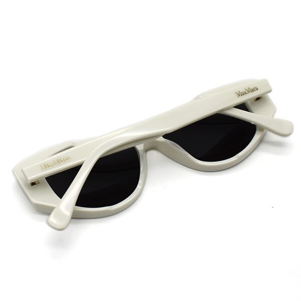 マックスマーラ サングラス MAX MARA MM0161/S 21A 52 サングラス グローバルフィット MM0161-21A-52 オフホワイト ダークグレー ユニセックス