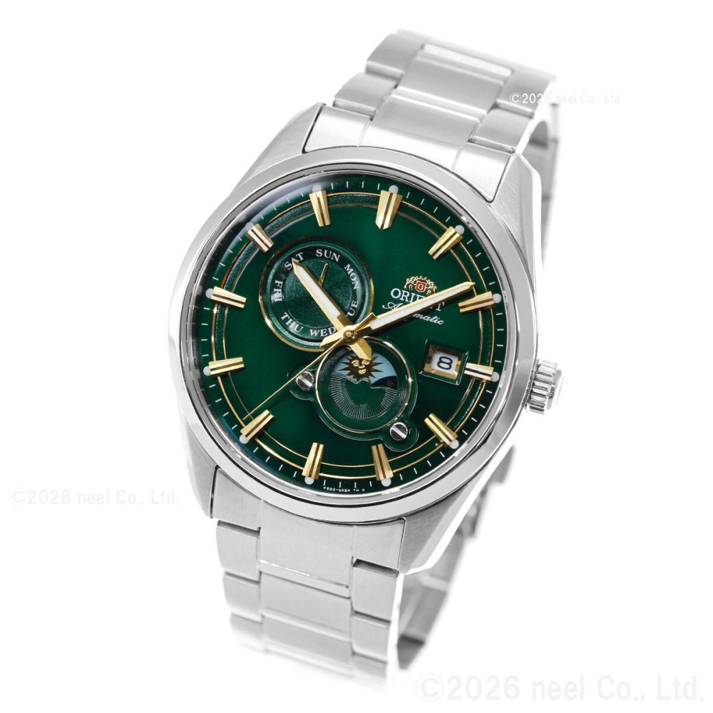 オリエント ORIENT コンテンポラリー Contemporary オリエントストレット サンアンドムーン SUN ＆ MOON 自動巻 腕時計 RN-AK0314E Orient Stretto【2026 新作】