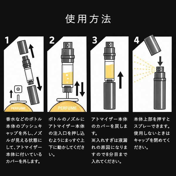 ジャックマルクス JACMARCS リフィラブルパフューム アトマイザー モノグラミングカジュアルスティック #グリーン アトマイザー 5ml