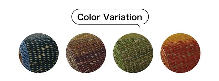 夏ラグ 夏用カーペット ラグ 小林製薬 持続性抗菌剤 KOBA-GUARD 制菌 抗菌防臭 滑り止め 不織布 夏 い草 グラデーション 約190×190cm