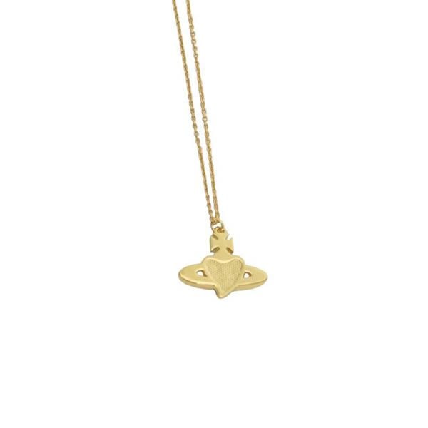 ヴィヴィアンウエストウッド ネックレス Vivienne Westwood DIAMANTE HEART 630203BM-02RA16 ライトゴールド ローズ