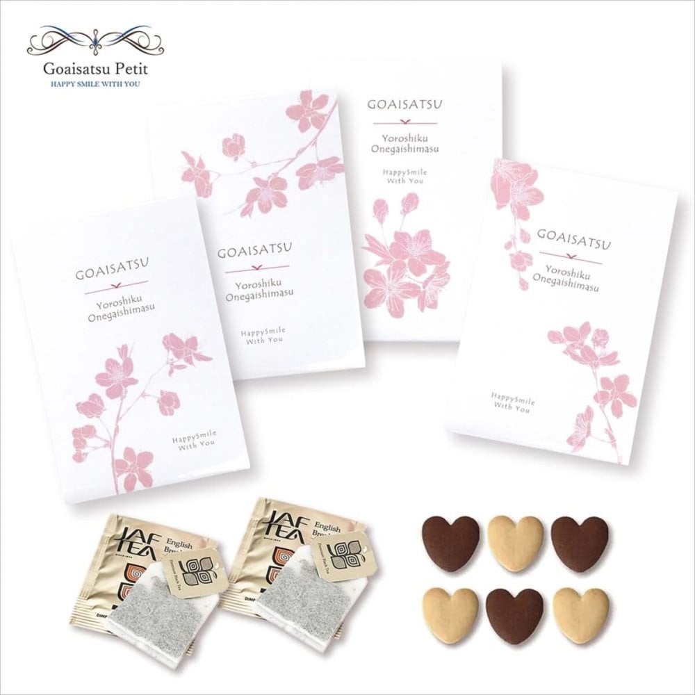 寿 SAKURA クッキー 紅茶 詰め合わせ ギフト 計24セット入 スイーツ 個包装 かわいい 焼き菓子 紅茶ティーバッグ【北海道・沖縄県・離島 配送不可】