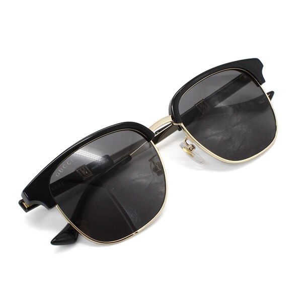 GUCCI サングラス グッチ GG1499SK-001 サングラス アジアンフィット ゴールド グレー メンズ レディース ユニセックス