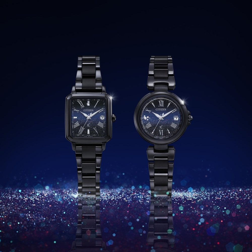 シチズン クロスシー 30周年記念限定 エコドライブ 電波時計 xC ES9504-68E 腕時計 CITIZEN hikari collection Square 2way Model 替えバンド付属【2026 新作】