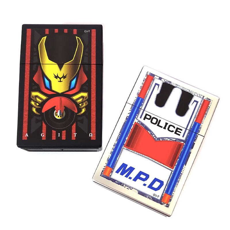たばこ 仮面ライダー アギト シガレットケース マシントルネイダー ガードチェイサー かっこいい レギュラー タバコケース 85mm 選べる プッシュオープンタイプ おしゃれ 小物入れ ペンギンライター メンズ ギフト プレゼント ブラック ホワイト