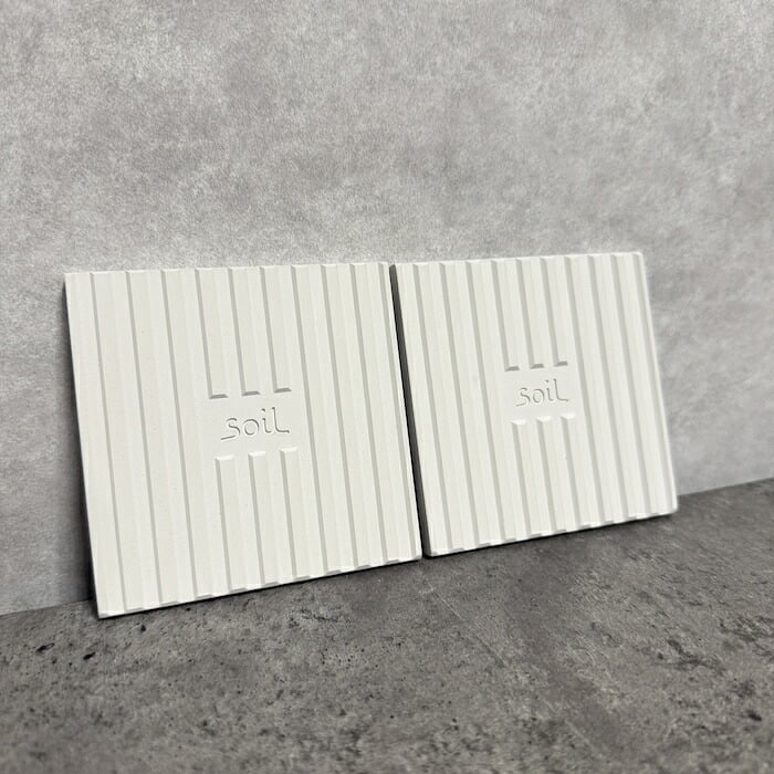 soil DRYING BOARD 2枚入り ワイングラス コップ 水切り 珪藻土 自然素材 高い吸水性 キッチン用品 おしゃれ 日本製