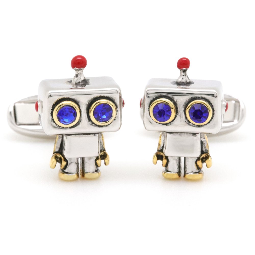 ポールスミス カフス PaulSmith カフスボタン カフリンクス メンズ ロボット ブリキロボ シルバー ブルー レッド ゴールド M1A-CUFF-WROBOT 82 【ラッピング無料 誕生日 お祝い プレゼント ギフト 贈り物】 送料無料