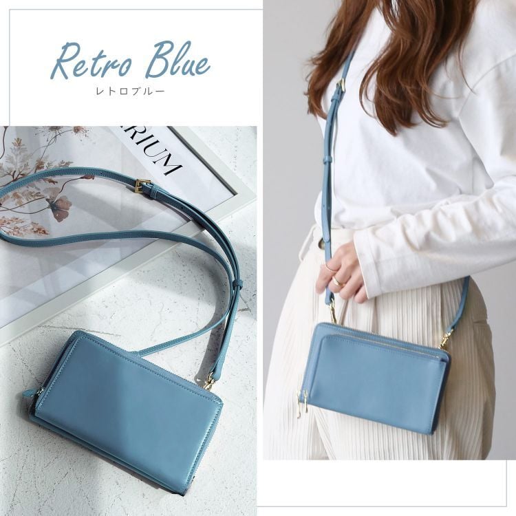 mieno スマホショルダーバッグ 大人 かわいい 横型 財布 本革 スマホショルダーポーチ お財布ショルダー レディース お財布機能付き ポシェット スマホが入る 縦型 スマホケース ミニショルダー バッグ 2WAY イタリアンレザー 4FC (07000588r)