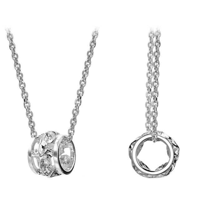 ゴールド ネックレス ハワイアンジュエリー ネックレス ホワイトゴールド バレル 樽 プルメリア 透かし模様 14K K14ホワイトゴールド 14k カットあずきチェーン太0.9mm ギフトラッピング可能 彼女 妻 女性 レディース プレゼント ハロウィン 【品番：CG-GP105W-CH123】