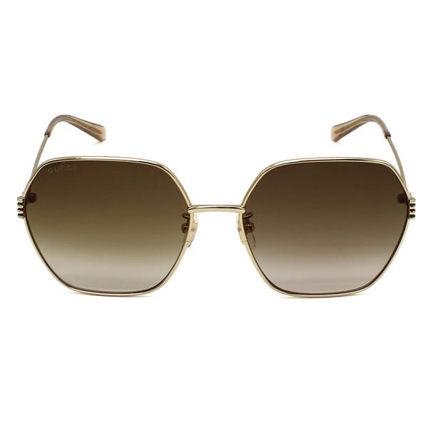 GUCCI サングラス グッチ GG1285SA-002 サングラス アジアンフィット ゴールド ブラウングラデーション メンズ レディース ユニセックス