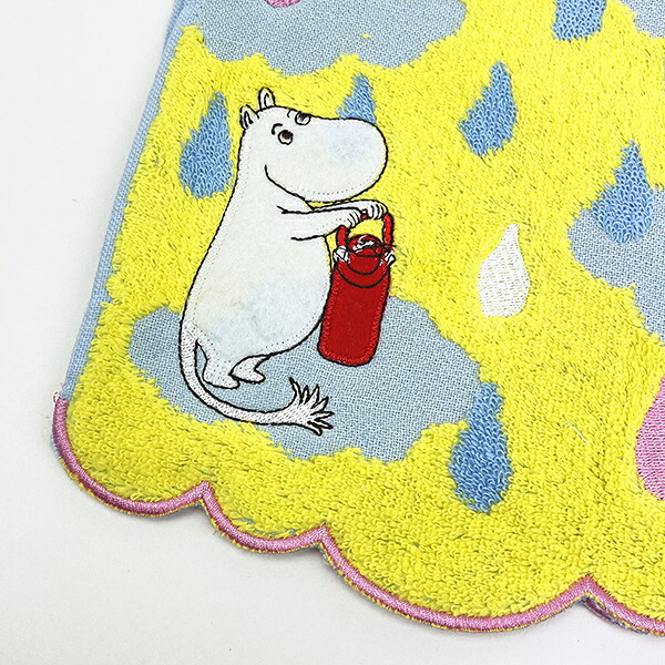 ムーミン マスコット付きドレスタオル 雲としずく MOOMIN