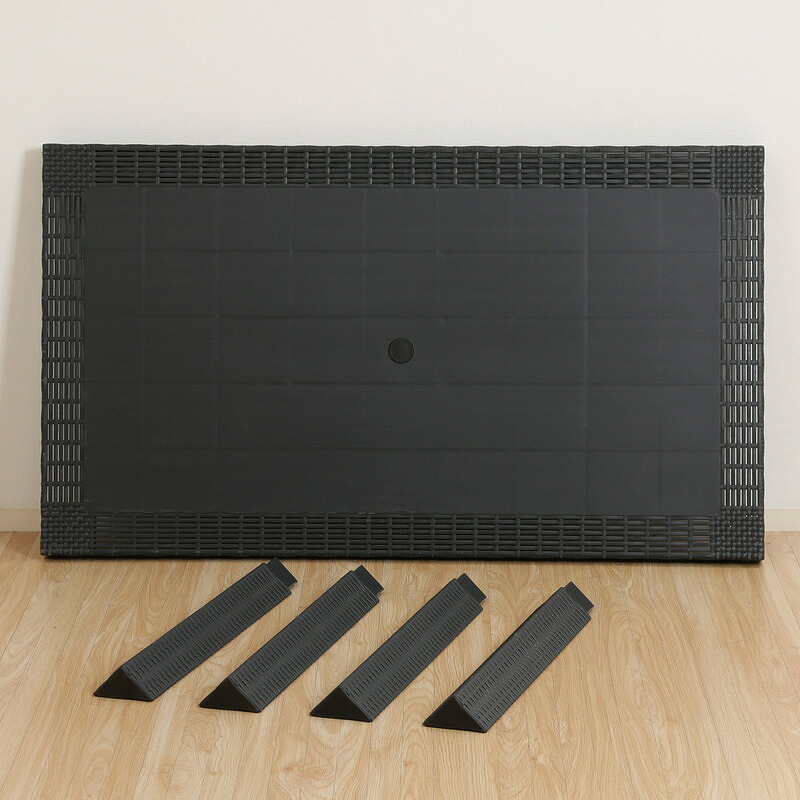 ステラ テーブル 80×140 ブラック(11238) ブラック・ホワイト 2色展開 ガーデンテーブル 屋外 庭 ベランダ テラス アウトドア おしゃれ シンプル 新生活 家具 インテリア 不二貿易