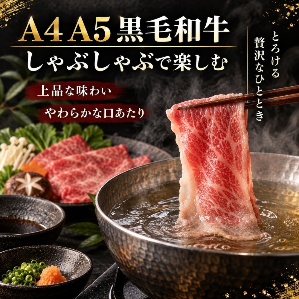黒毛和牛 A4 A5 赤身2種食べ比べ 800g スライス400g・焼肉カット400g 肉ギフト