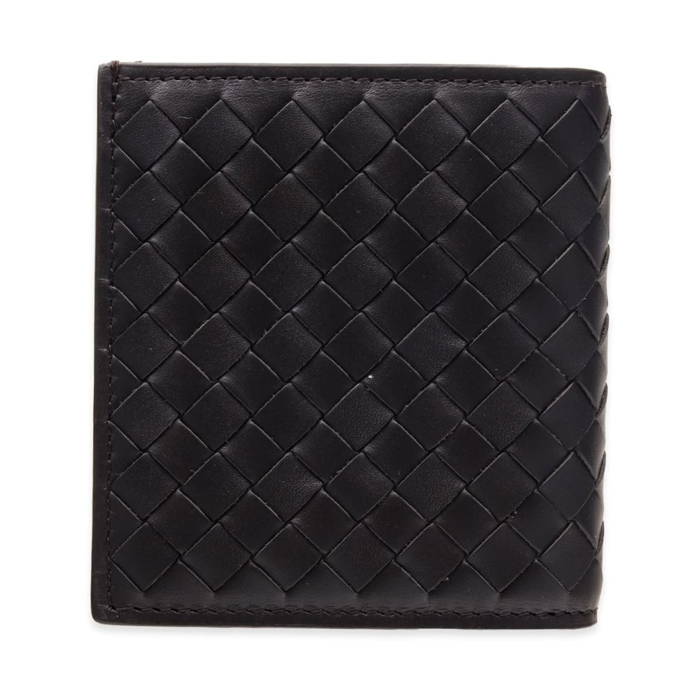 選べる2色 ボッテガヴェネタ 二つ折り財布 メンズ イントレチャート BOTTEGA VENETA 小銭入れなし 札入れ カード入れ6枚 本革 レザー ダークブラウン ダークグレー コンパクト 222338 V47W1 2006 2015