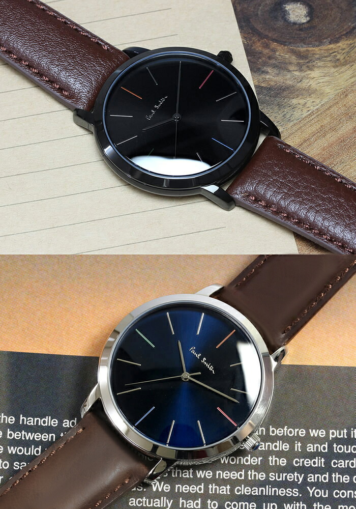 ポールスミス Paul Smith 腕時計 メンズ 革ベルト MA 41mm レザー クラシック ブランド 人気 ウォッチ ギフト プレゼント P10051 P10052 P10053 P10056 P10057 P10091