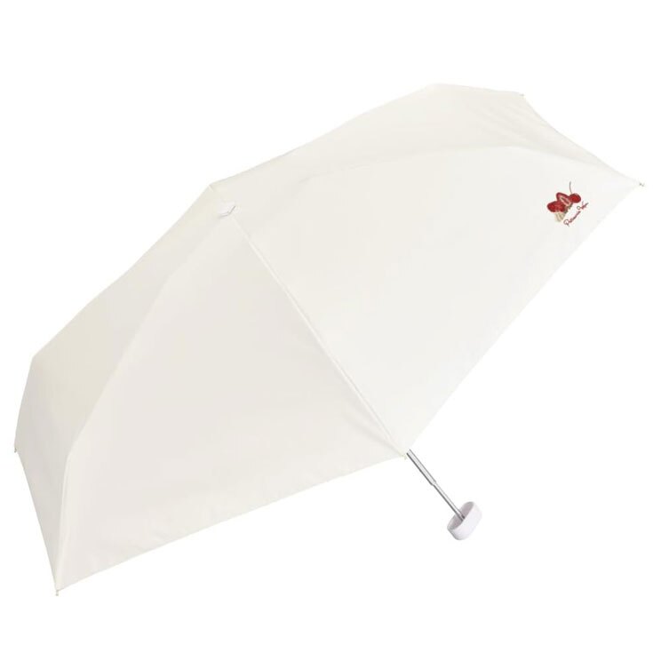 wpc. 遮光 ケーキモチーフ mini ケーキ ショートケーキ ミニ 折り畳み傘 完全遮光 晴雨兼用 傘 日傘 雨傘 UVカット100% 遮熱 801-11676-102 スイーツ フリル 撥水 軽量 wpc