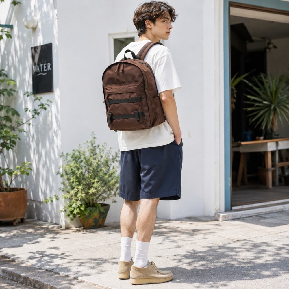 snowpeak Recycled Cordura Backpack リュック 大容量 リュックサック 通勤 通学 普段使い シンプル レディース メンズ ギフト プレゼント ブラック bb26su001