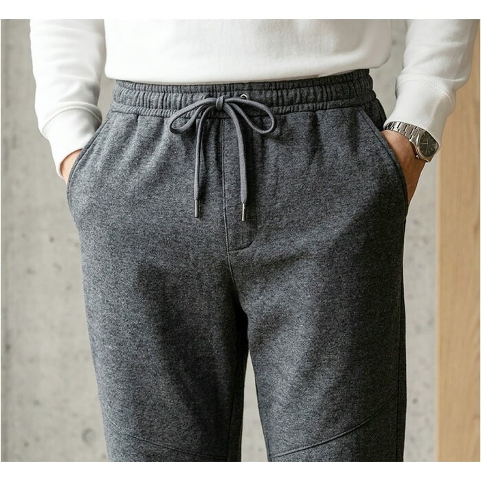 裏起毛 パンツ メンズ 通販 ストレッチパンツ 長ズボン ロングパンツ ナローパンツ 伸縮 楽ちん おしゃれ シンプル 無地 カジュアル アウトドア スポーツ Soft de Stretch ソフトドゥストレッチ 男性 紳士 ボトムス メンズファッション