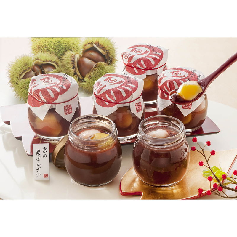 京都 養老軒 京の栗ぜんざい (YJ-BZQ) [お中元][お歳暮] ※送料無料(北海道・沖縄・離島への配送不可)