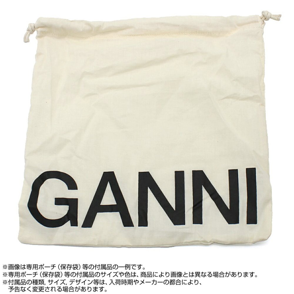ガニー GANNI アイレット ベルト A6586-099 Black Double Eyelet Belt レディース ブラック 海外正規品