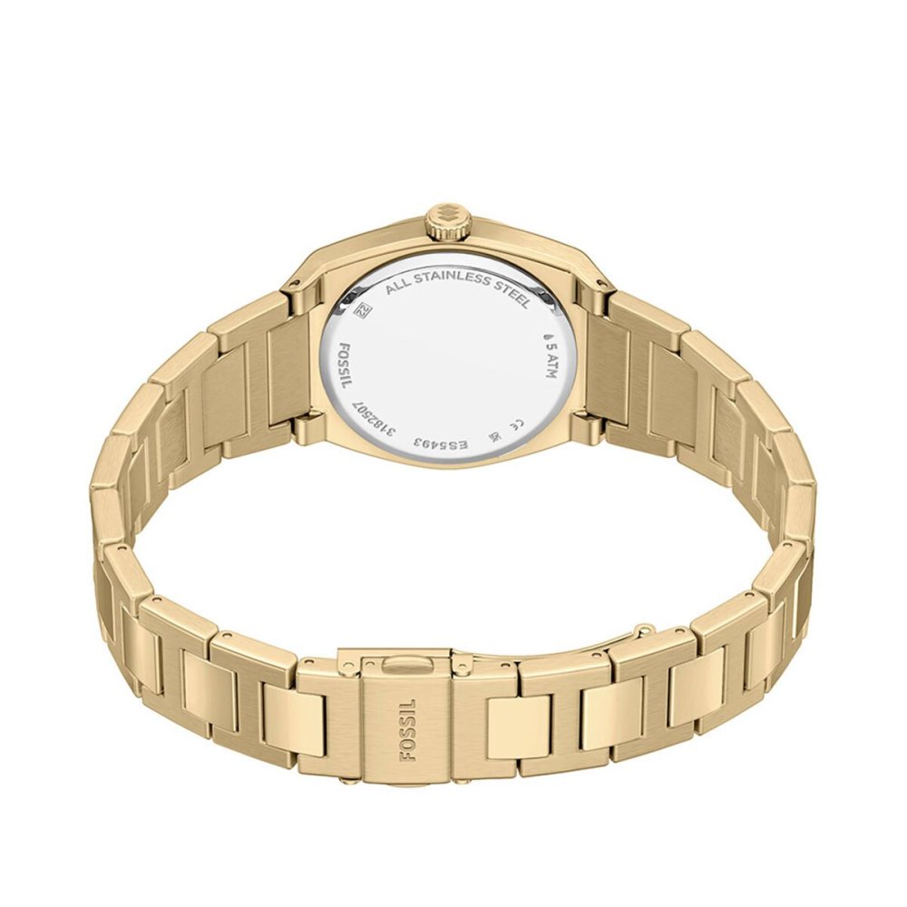 フォッシル FOSSIL 腕時計 レディース EVERETT アナログ ゴールドトーン ステンレススチールウォッチ ES5493【2026 新作】