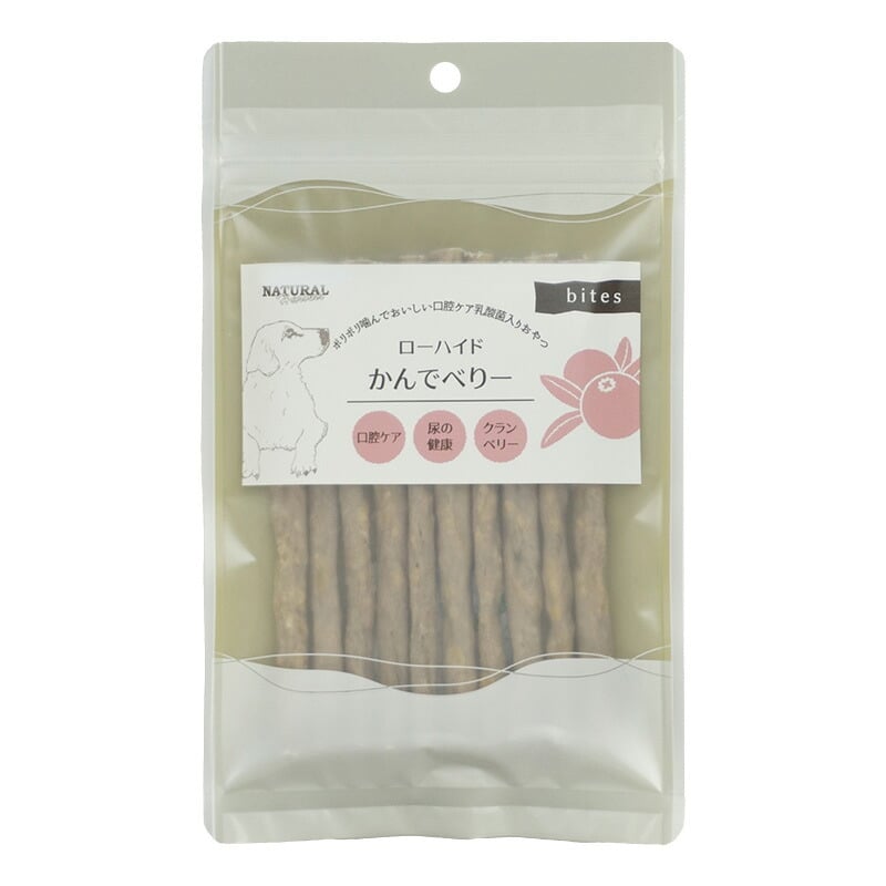 ナチュラルハーベスト NaturalHarvest 国産 かんでべりー 犬用おやつ 10本