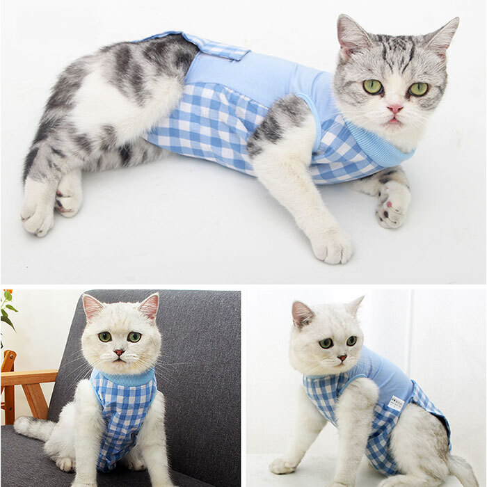 猫 術後服 通販 避妊術後 服 キャットウェア ネコ ねこ つなぎ ロンパース カバーオール パジャマ ルームウェア 部屋着 ペット服 洋服 4本足 着せやすい 散歩 猫用品 ペット用品 ペットグッズ ペット用 かわいい 可愛い おでかけ お出かけ お出掛け