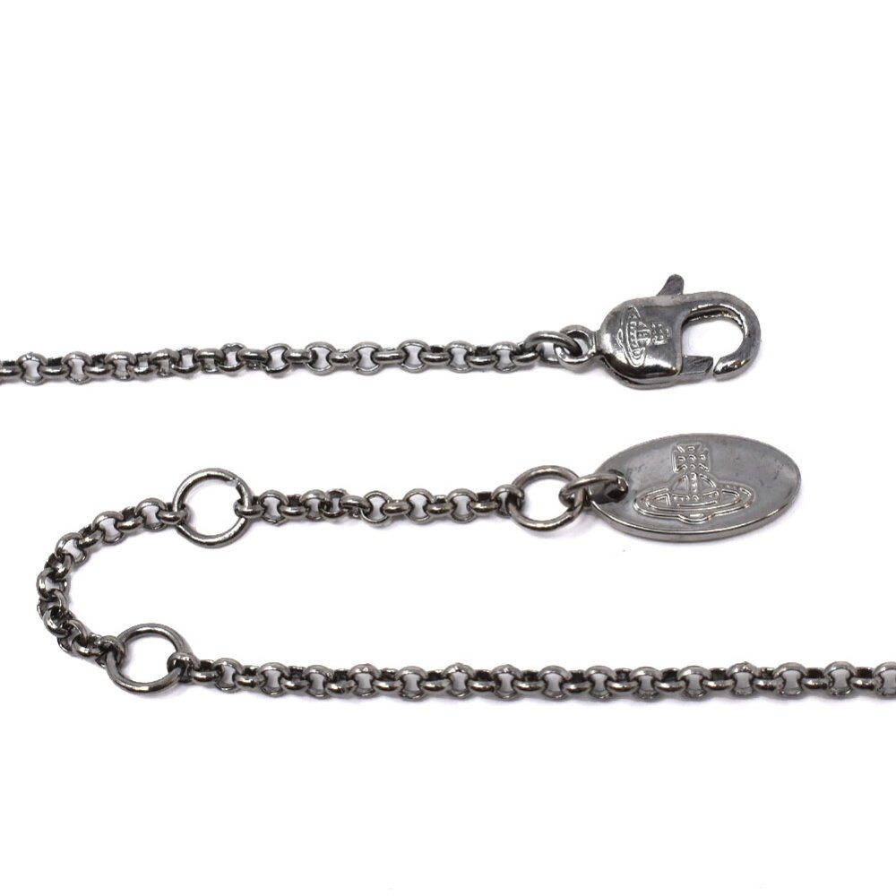 Vivienne Westwood ヴィヴィアン ウエストウッド ネックレス 63020098-02S001 CN NEW PETITE ORB PENDANT ニュー プチ オーブ ペンダント ガンメタル系