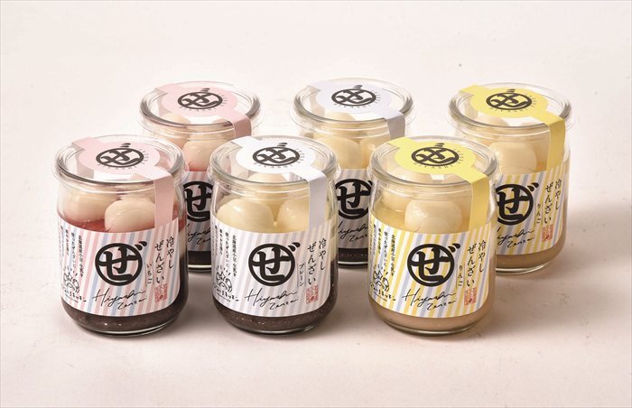 送料無料 北海道産地直送 末廣軒×なないろキッチン 北海道冷やしぜんざい3種6本セット  ※ご注文後約7～10日前後での発送となります。沖縄・離島へは別途配送料が発生いたします お取り寄せグルメ スイーツ