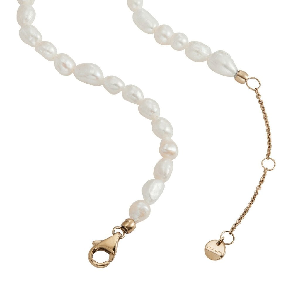 スカーゲン SKAGEN Agnethe Pearl アクセサリー ネックレス ゴールドトーン レディース SKJ1824710