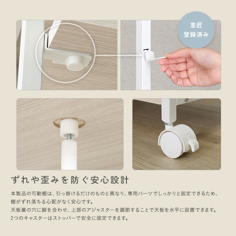 デスク チェア さわやかな 折りたたみテーブル付ワゴン ヴィンテージ キッチンワゴン 折りたたみテーブル 収納ラック 作業台 60cm キャスターなし オープンラック 木目調 スチール 省スペース 多機能