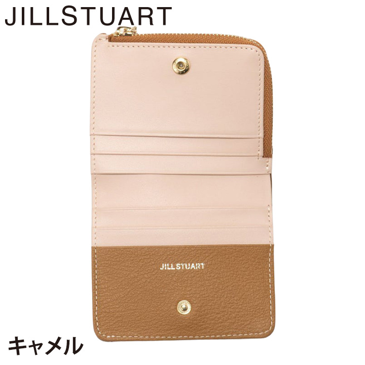 ジル スチュアート 財布 二つ折り レディース 牛革 ミスティ L字ファスナー コンパクト ギフト JILL STUART