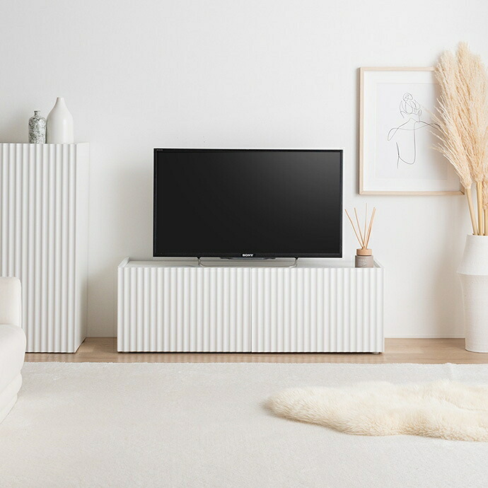 テレビ台 テレビボード ローボード テレビラック TV台 TVボード AVラック AVボード Sheep シープ TV 棚 ディスプレイ 収納 扉 引き出し ルーター収納 コンパクト スリム ロータイプ 新生活