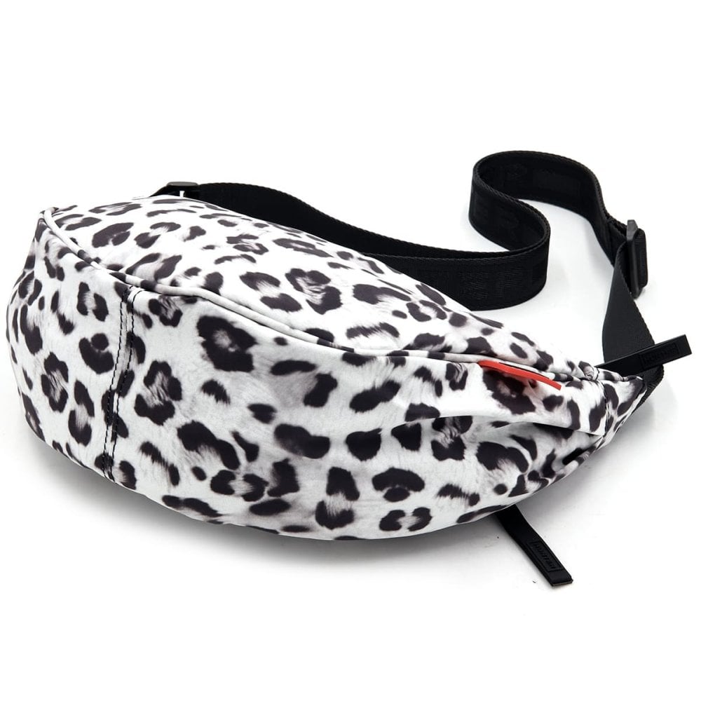 HUNTER ハンター ORIGINAL WOMENS SNOW LEOPARD SLING BAG ショルダーバッグ レディース スリングバッグ クロスボディバッグ 斜めがけ ヒョウ柄 レオパード スノーレオパード グレー ブラック HXRU0020262LD