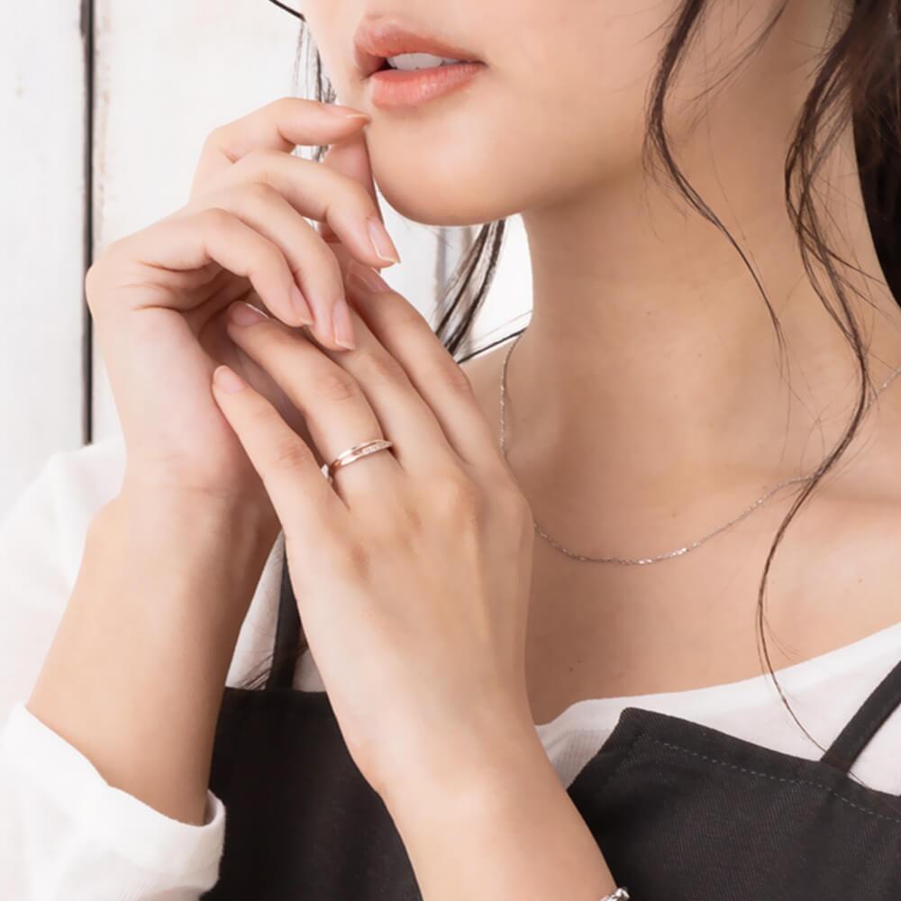【刻印無料】ダイヤモンド ペアリング  Lovers&Ring K10 10金 ダイヤモンド シンプル 指輪 ペア リング 【LSR0656-PAIR】 お揃い レディース メンズ 誕生日プレゼント カップル お揃い 彼女 女性 彼氏 男性 普段使い ダイヤ おすすめ 誕生日 プレゼント 記念日 人気 ブランド バースデー ギフト 記念日 秋アクセ　秋ジュエリー ご褒美ジュエリー 彼女 ギフト 