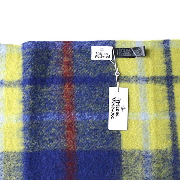 ヴィヴィアンウエストウッド VIVIENNE WESTWOOD マフラー CHUNKY SCARF 8103014F-W00ZJ-K410-NAVYBLUE ユニセックス ネイビーブルー