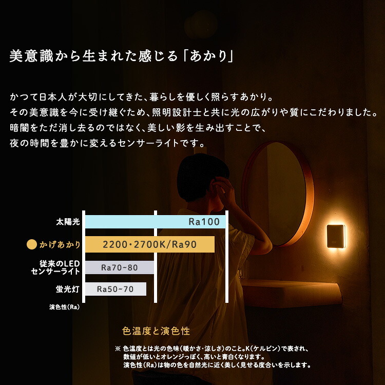 収納 人感センサーライト 室内 充電式 かげあかり06 ムサシ MUSASHI LED 電球色 USB Type-C 壁付け 石膏ボードピン マグネット脱着 物置 廊下 自動点灯 コードレス 日本製 40ルーメン 2色