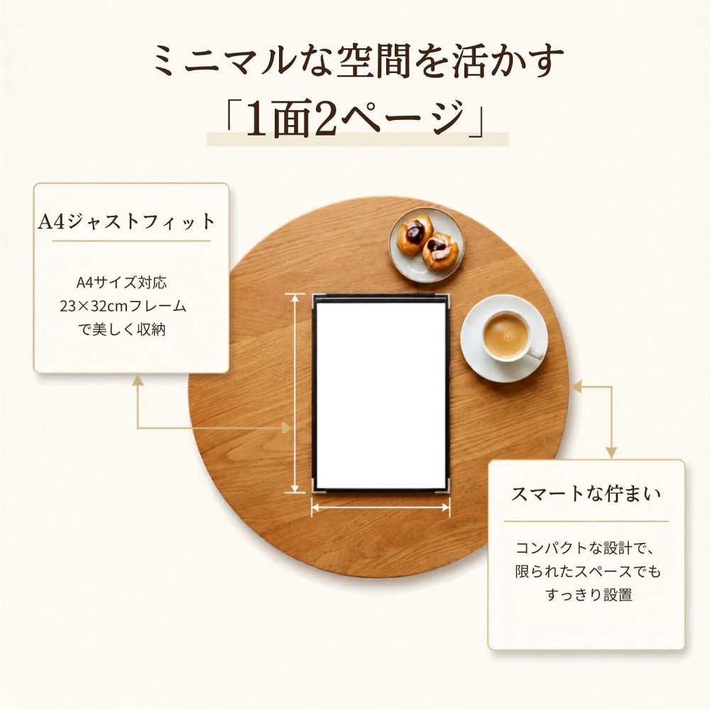 メニューブック A4 メニュー表 ファイル 飲食店 カバー クリア PVC NB0FD9S4FD7