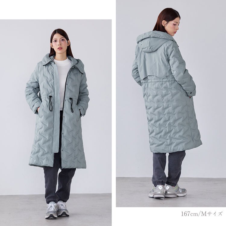 シームレス ダウンコート レディース フード付き テフロン 加工 ロング丈 Filomo ダウン 80% 撥水加工 ブラック ミセス 大人 保温 防風 防寒 暖かい 花粉対策 軽い 上着 デイリー 秋 冬 アウター ブランド ギフト プレゼント 5F (08000238r)