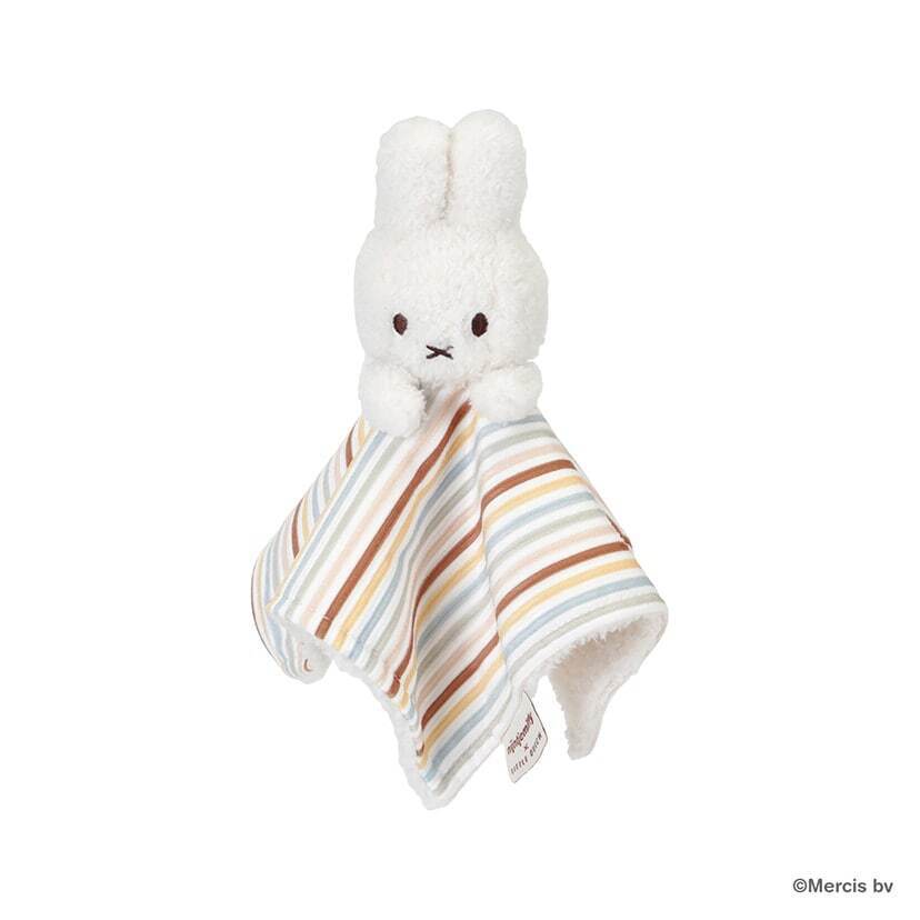 miffy x Little Dutch ギフトボックス３点セット ミッフィー ガラガラ 赤ちゃんのおもちゃ 虹 レインボー ストライプ柄 ベビーギフト