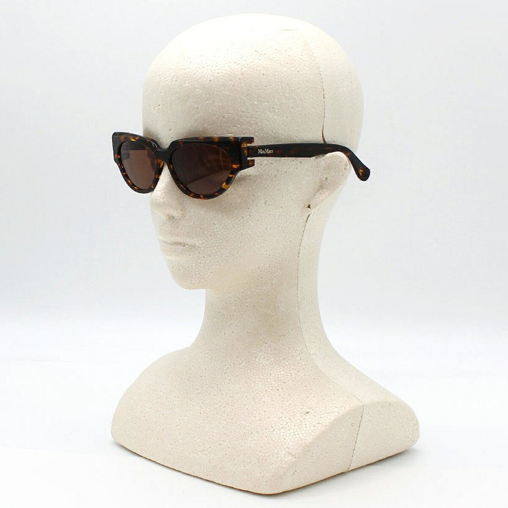 マックスマーラ Max Mara サングラス グローバルフィット アイウェア キャットアイ フォックス MM0139/S 52E 55 メンズ レディース ユニセックス ハバナ+ブラウン 海外正規品