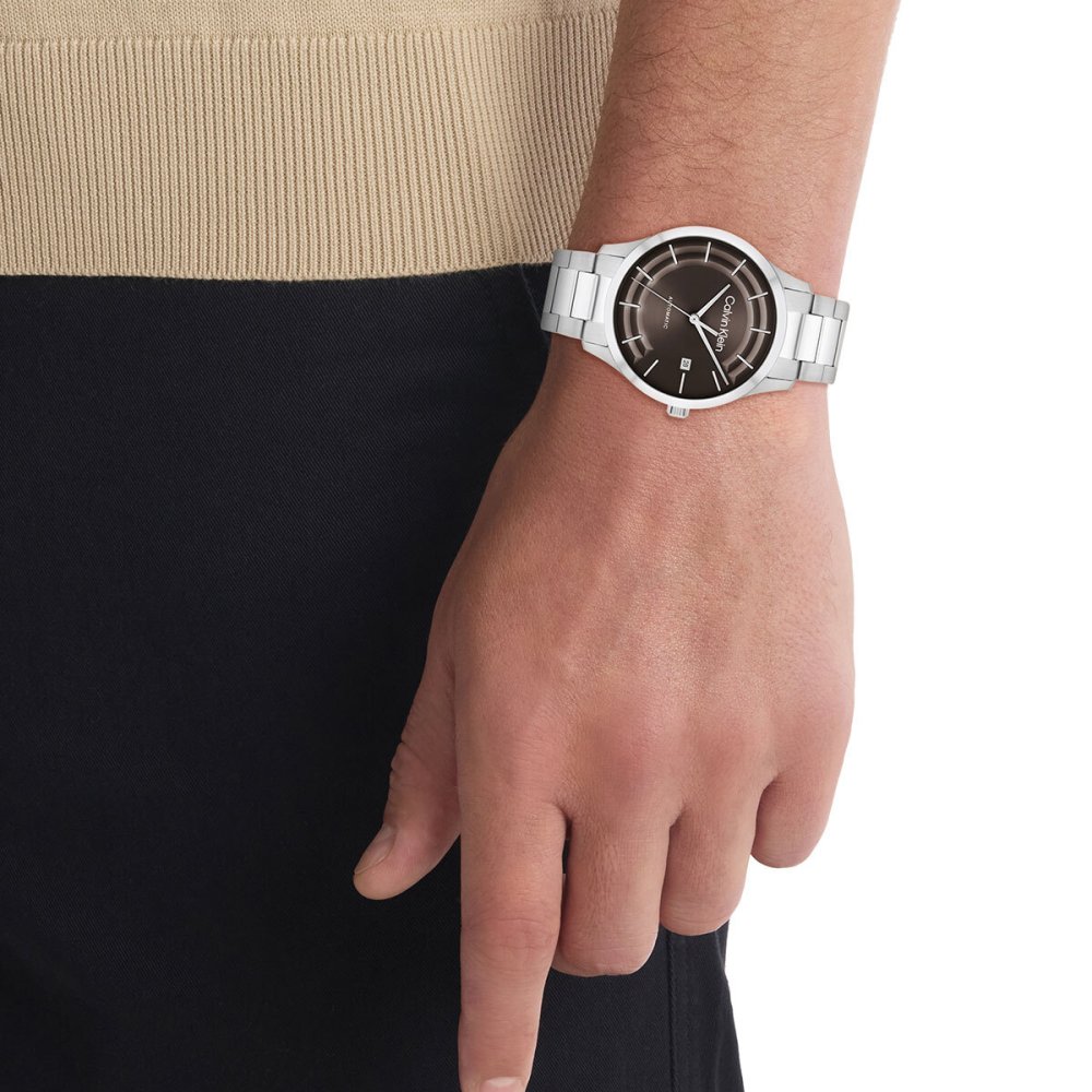 【選べるノベルティー付き】カルバン クライン CALVINKLEIN ICONIC40 腕時計 メンズ 自動巻き 25300024 カルバンクライン